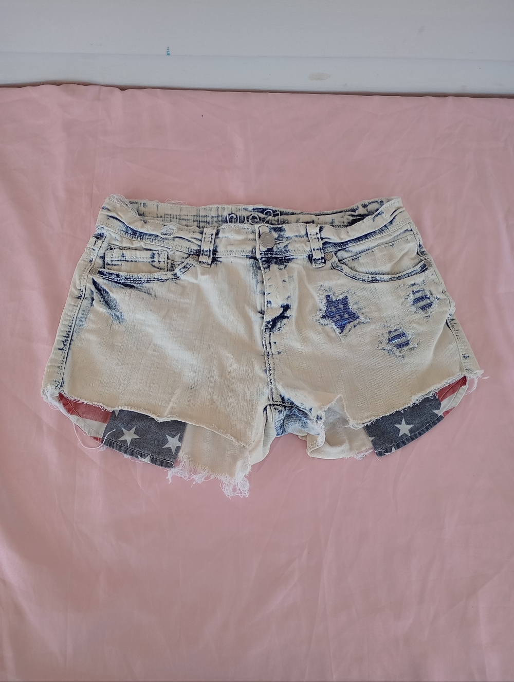 Rue 21 Jean Shorts Sz 7/8 Distressed Women's .